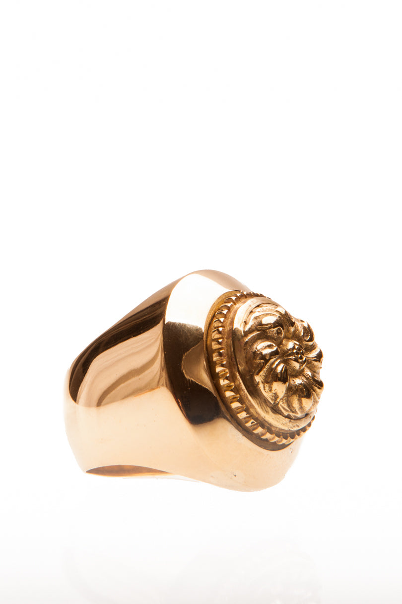 Baroque Rosette Signet Ring - Ella zubrowska Jewellery