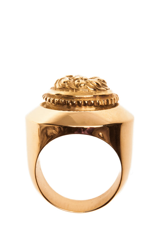 Baroque Rosette Signet Ring - Ella zubrowska Jewellery