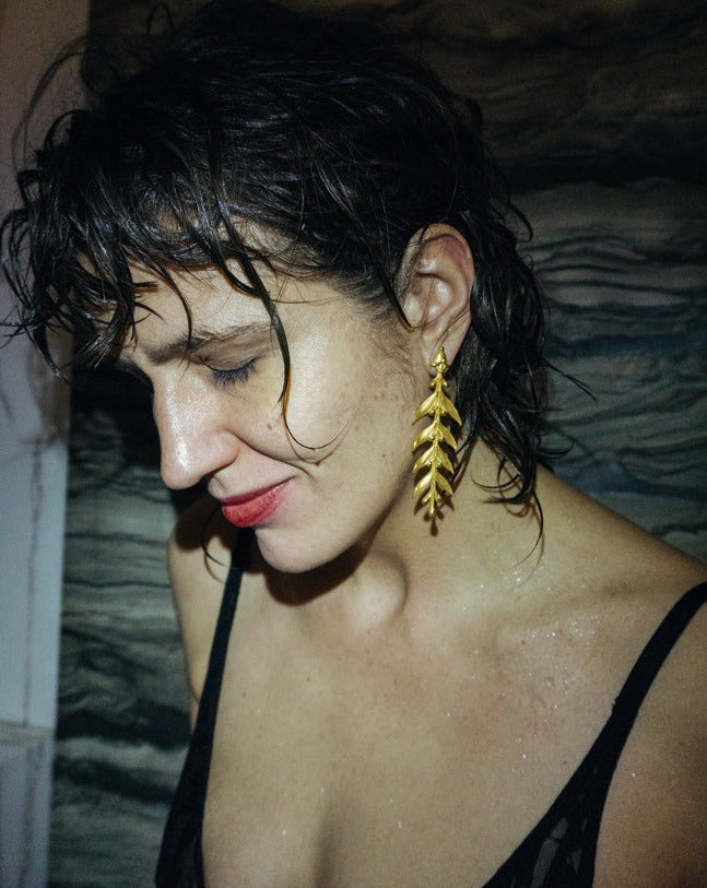 Earrings Feuilles de Laurier - Ella zubrowska Jewellery