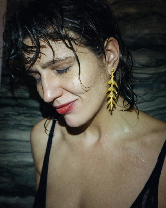 Earrings Feuilles de Laurier - Ella zubrowska Jewellery