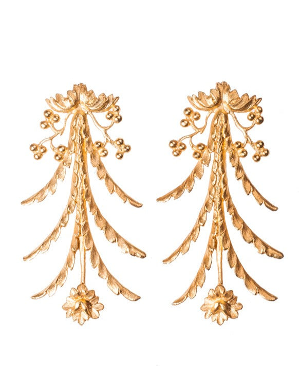 Acanthus Earrings - Ella zubrowska Jewellery