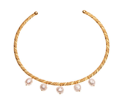 Narnia chocker with pearls - Ella zubrowska Jewellery