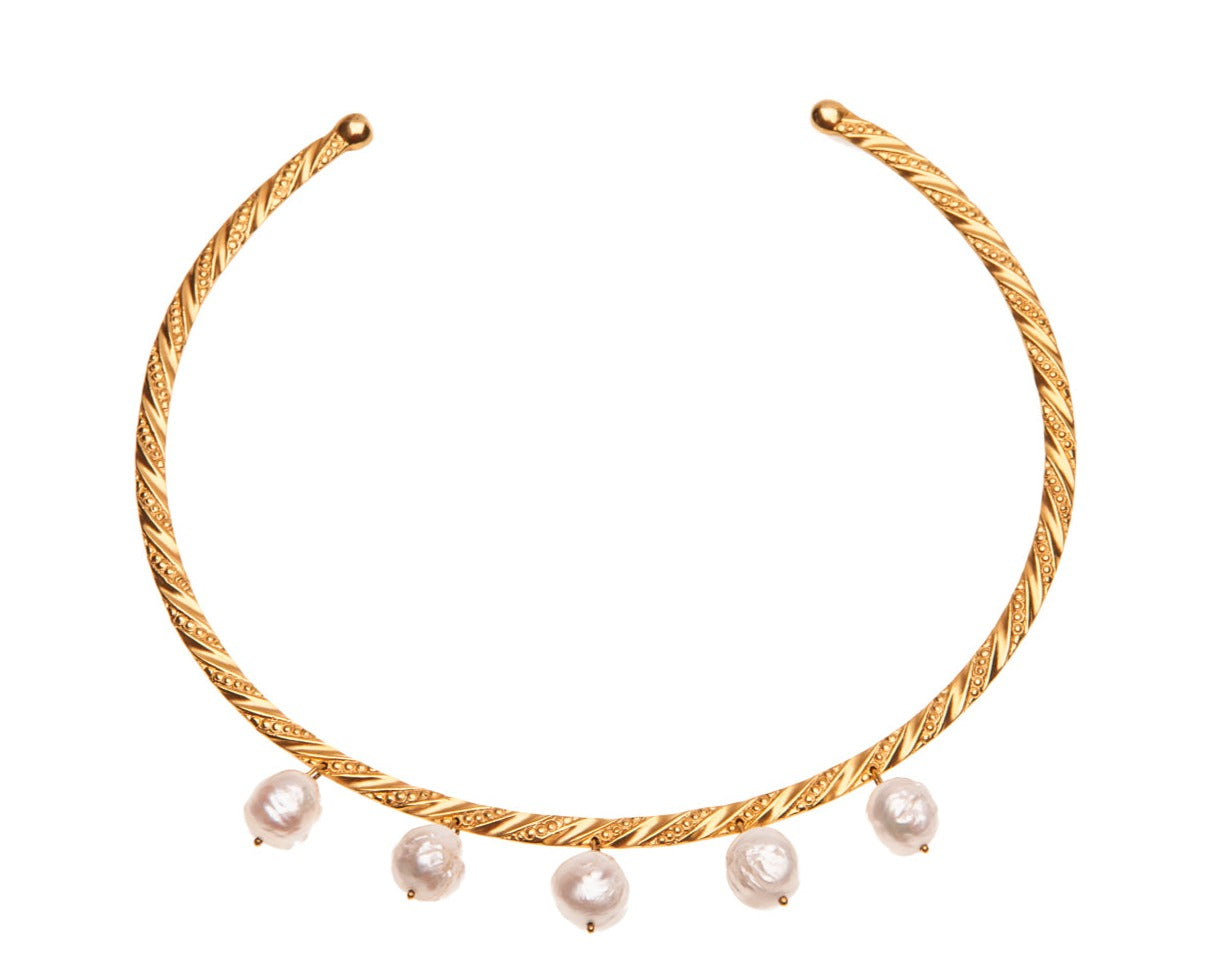 Narnia chocker with pearls - Ella zubrowska Jewellery