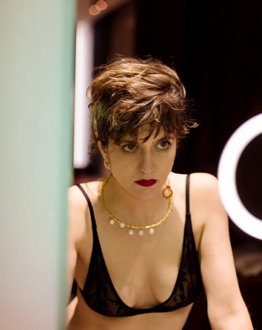 Naszyjnik z barokowymi perłami Narnia