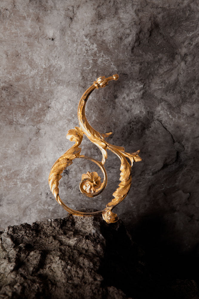 Baroque Acanthus statement earrings - Ella zubrowska Jewellery