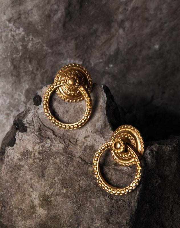 Baroque Grip earrings - Ella zubrowska Jewellery