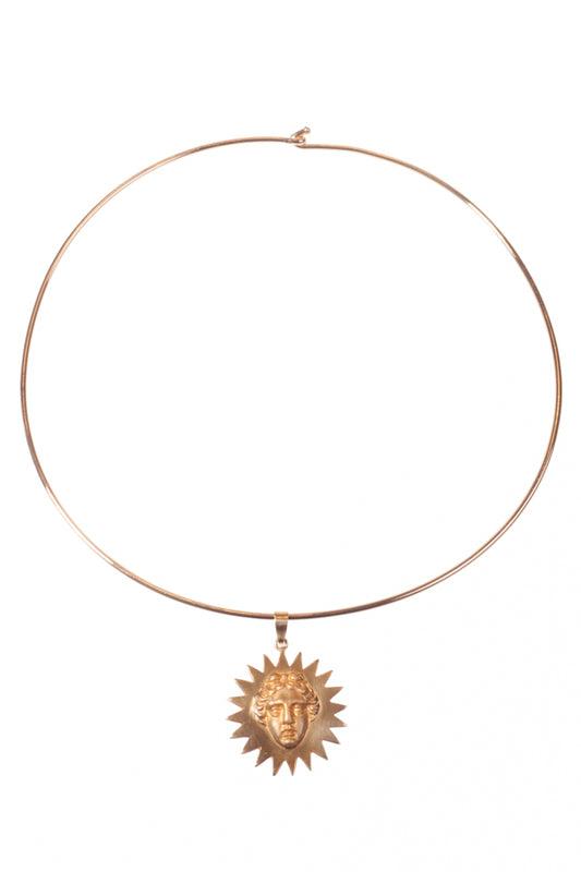 Arnitti Choker Naszyjnik w kształcie słońca