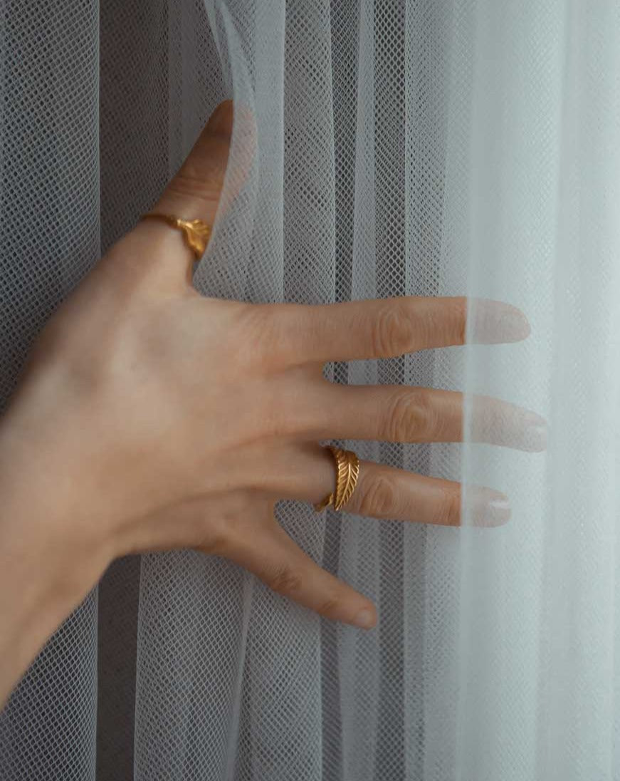 La plume d'oie ring - Ella zubrowska Jewellery