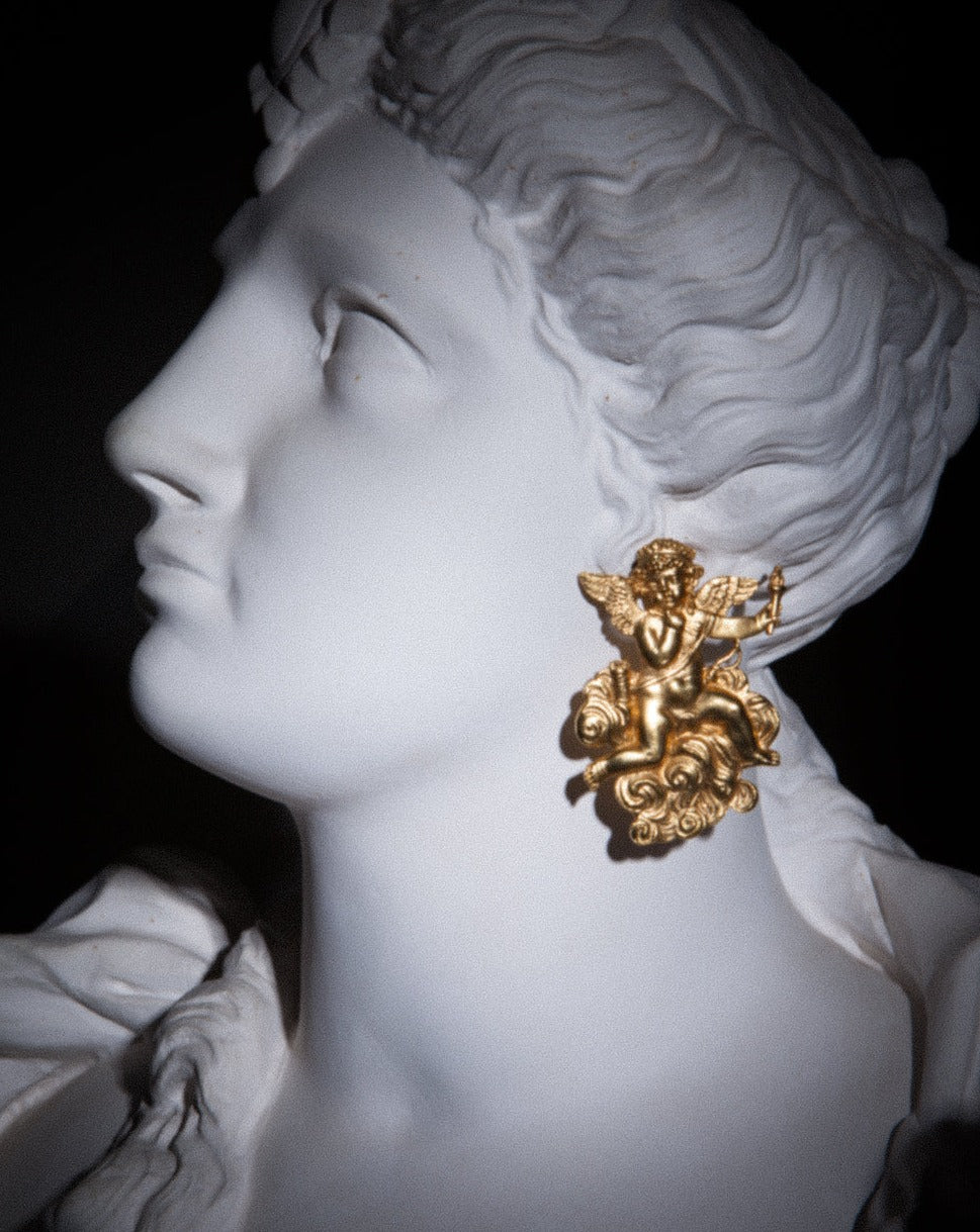Single Earring Baroque Angel - Ella zubrowska Jewellery