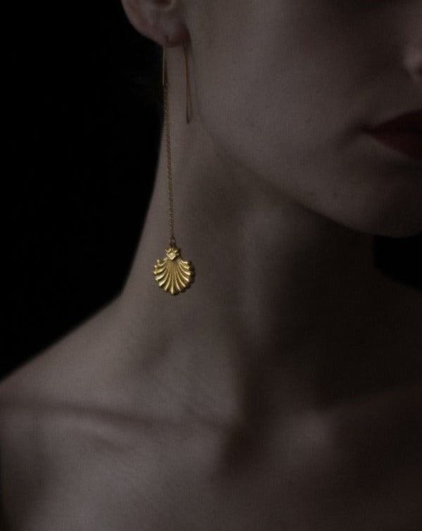 Earrings Saint-Jacques asymetrical - Ella zubrowska Jewellery