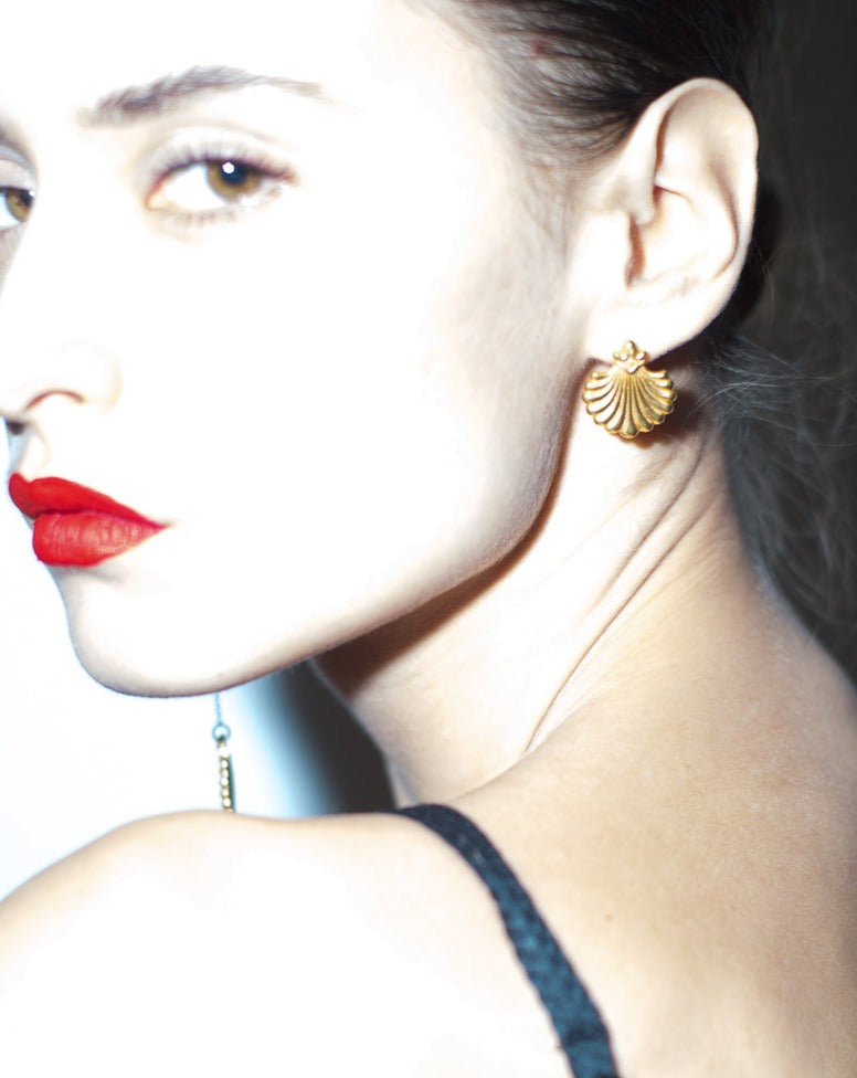 Earrings Saint-Jacques asymetrical - Ella zubrowska Jewellery