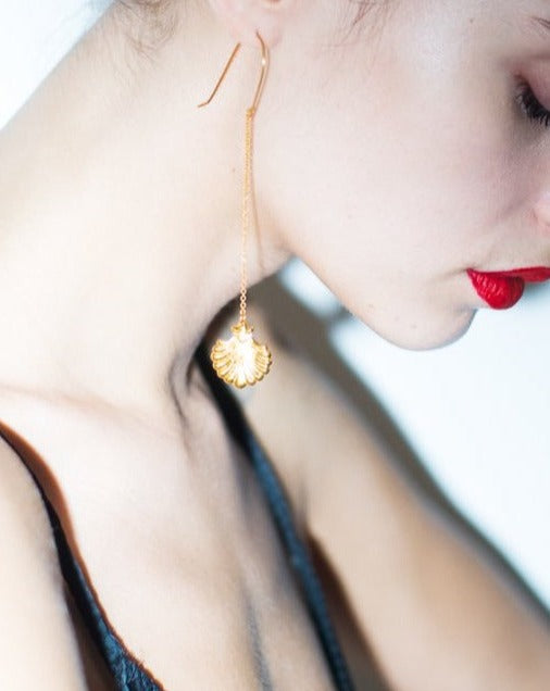 Earrings Saint-Jacques asymetrical - Ella zubrowska Jewellery