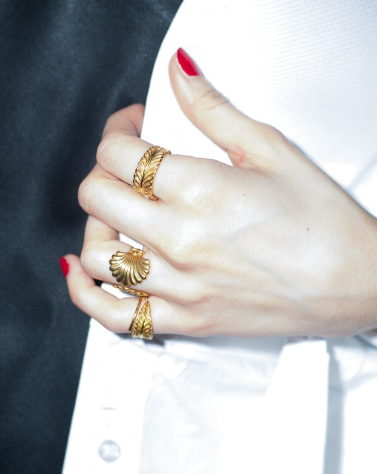 La plume d'oie ring - Ella zubrowska Jewellery